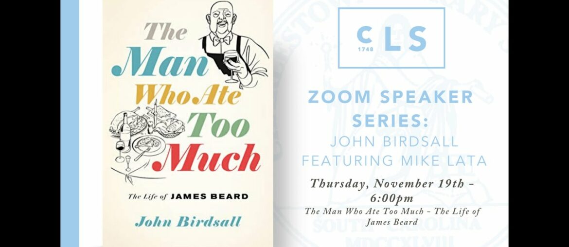 Zoom Speaker Series: John Birdsall featuring Chef Mike Lata