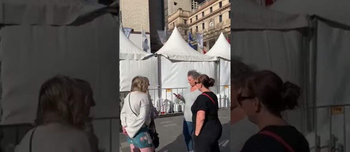 McDonald’s versus French food and wine, a choice on Sydney’s Bastille Festival outskirts