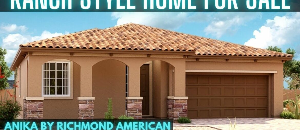 Las Vegas RANCH STYLE New Home for Sale | Anika by Richmond American | 3 BR 2 BA 1,740 SQ FT $536K+