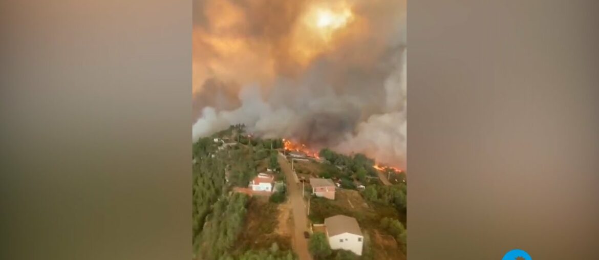 Wildfires rage in Spain, France and Portugal