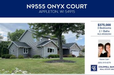 N9555 ONYX Court APPLETON Wisconsin Homes for Sale | www.coldwellhomes.com