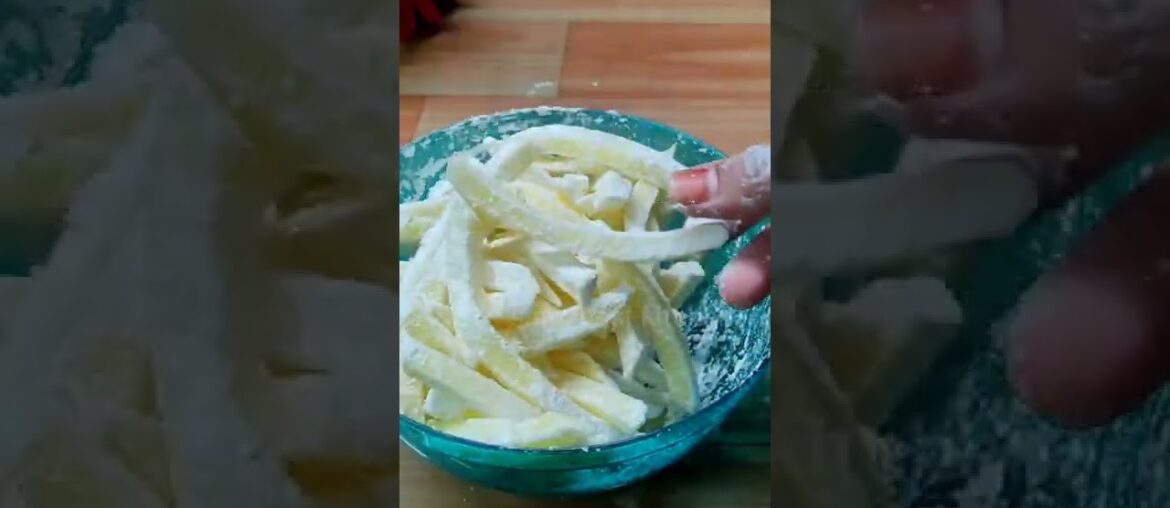 Crispy french fries recipe /no boil/monsoon recipe @SANU BEST KITCHEN #shorts