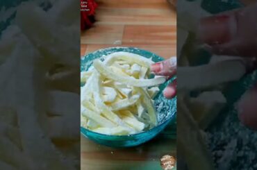 Crispy french fries recipe /no boil/monsoon recipe @SANU BEST KITCHEN #shorts