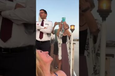 Le Mascaret Tidal Bore at Sunset in Libourne France on Viking Forseti