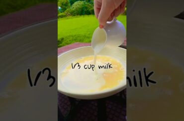 French Toast recipe || #shorts #viral #aesthetic #frenchtoast #toast #maplesyrup #easy #breakfast