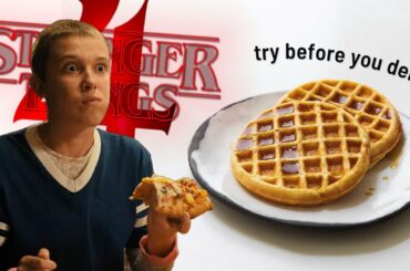 I recreated Foods from Stranger Things 4 (pizza, eggos, risotto and more)