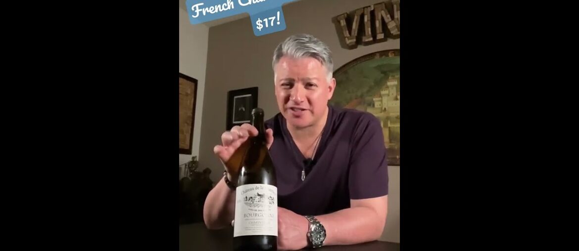 French Chardonnay for $17! Check out my review now. #wine #whitewine #france