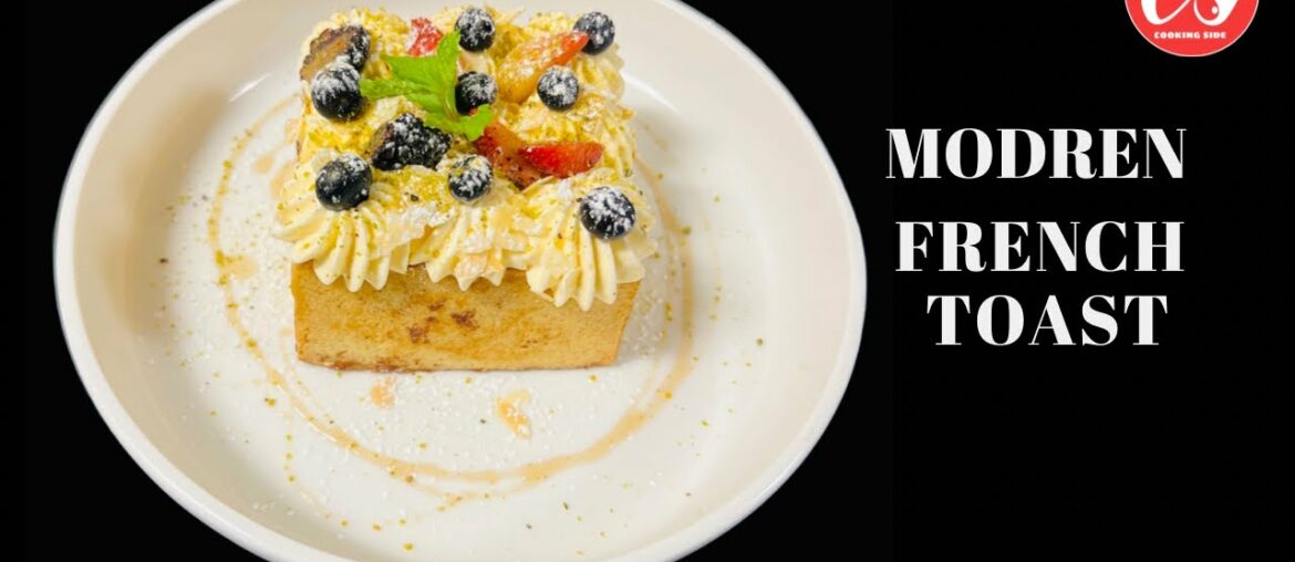 Modern french toast || french toast platting ||cooking side