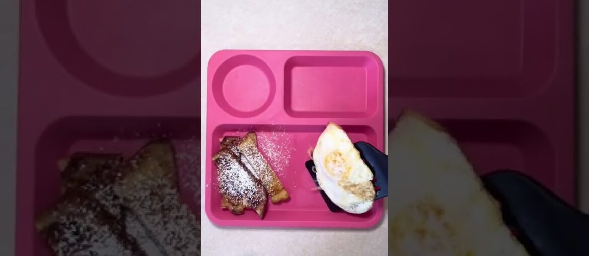 French toast for todays breakfast #momlife #kidsbreakfast #breakfastforkids #desayuno #friday #fyp