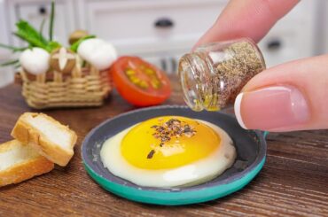 Yummy Miniature French Toast for Breakfast Recipe | ASMR Cooking Mini Food