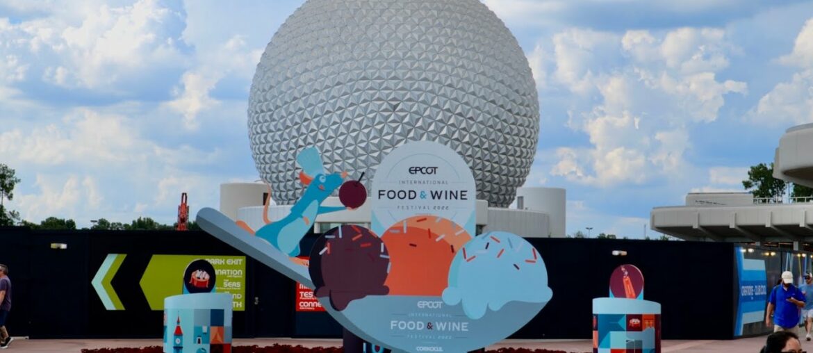 EPCOT 2022 International Food & Wine Festival Tour in 4K | Walt Disney World Florida July 2022