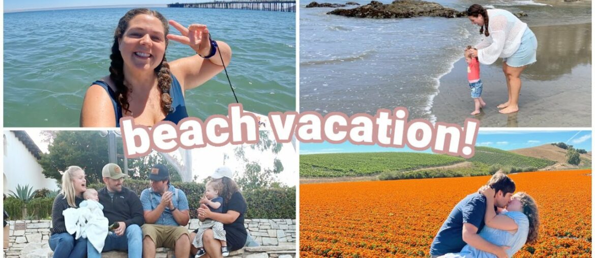 beach vacation, wine tasting, + shopping! travel vlog!
