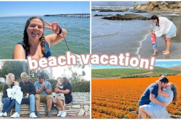 beach vacation, wine tasting, + shopping! travel vlog!