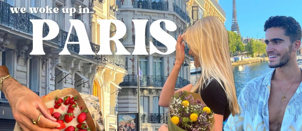 we woke up in paris, france..