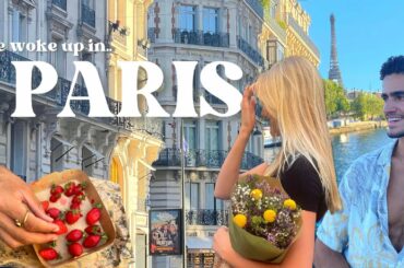 we woke up in paris, france..