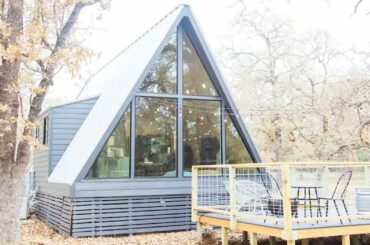Amazing Modern Comal A-Frame Cabin on 17 Beautiful Acres