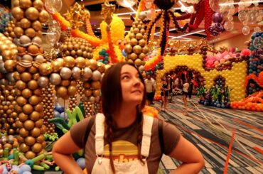 Checking Out Of French Quarter, Visiting A Balloon Wonderland, And Eating Lunch At Disney Springs!