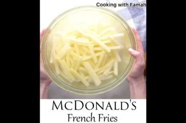 French fries |MaCdonald french fries recipe #subscribemychannel
