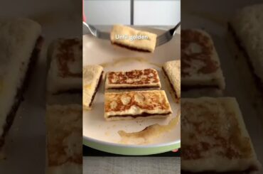 Nutella stuffed french toast stick recipe