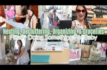 Nesting, Decluttering, Organizing, & Grocery Haul!  A Little Bit of Everything Mostly Around The Hou