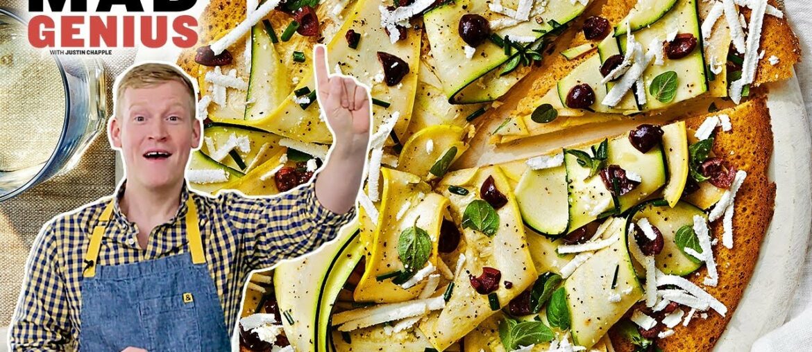 Justin Chapple Makes Socca with Zucchini and Olives | Mad Genius | Food & Wine