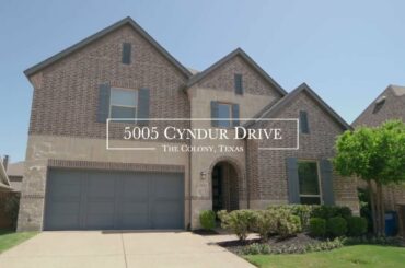 5005 Cyndur Drive The Colony TX 75056 Castle Hills Northeast Subdivision North Dallas Texas
