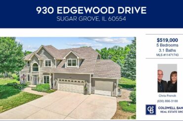 930 Edgewood Drive Sugar Grove Illinois Homes for Sale | www.coldwellhomes.com