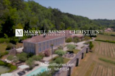 Impressive French Chateau for Sale near Bordeaux.  Maxwell-Baynes Real Estate MM1034