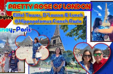 Paris Day 2 | Eiffel Tower | D’Louvre | Paris Disney| Lunch @Hippo French Resto