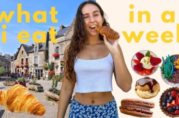 what i eat in a week in France | living in a tiny french village & cooking traditional food