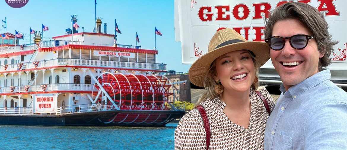 Iconic Savannah Riverboat Cruises Tour and Dining Review | Cargo Ships Closeup, Food, History & More
