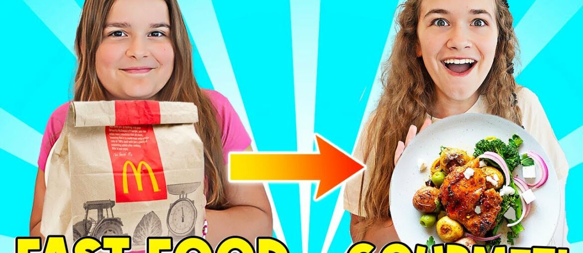 Transforming FAST FOOD Into A GOURMET MEAL!! | JKREW Transforming FAST FOOD Into A GOURMET MEAL!! | JKREW