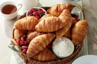 Authentic Gourmet 15 or 45 Large French Butter Croissants on QVC