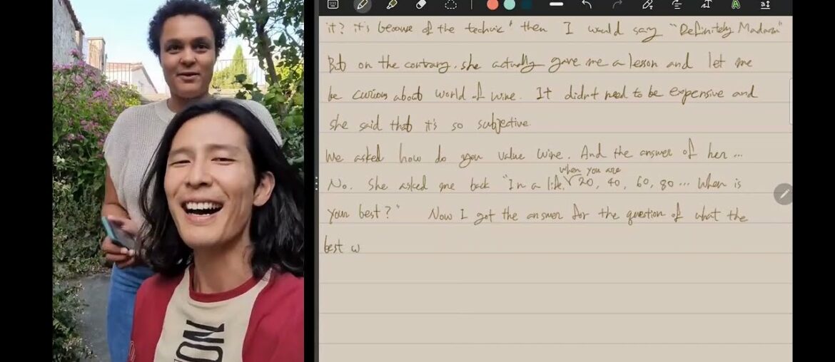 2022-07-19 Wine tasting with differench Johanna.