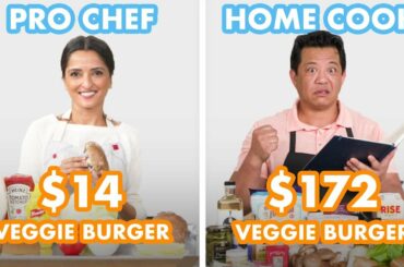 $172 vs $14 Veggie Burger: Pro Chef & Home Cook Swap Ingredients | Epicurious