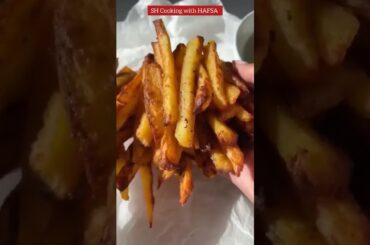 French fries recipe With Fries Sauce l SH Cooking with HAFSA