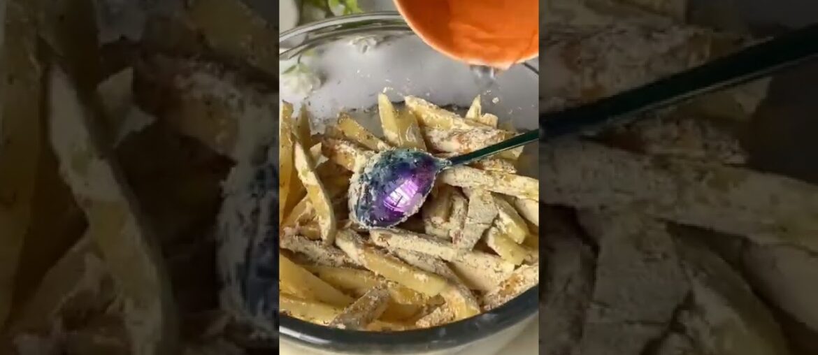 Masala french fries recipe | how to make crispy fries at home #short #shortsrecipes