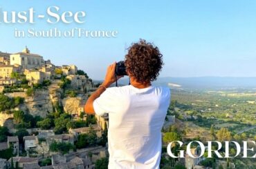 SOUTH OF FRANCE, LUBERON, FRENCH VINEYARD, MUST SEE FRENCH VILLAGE GORDES, PROVENCE FRANCE TRAVEL