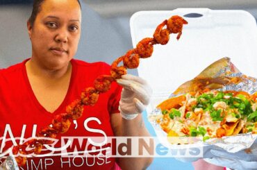 The Famous Shrimp on a Stick in Las Vegas