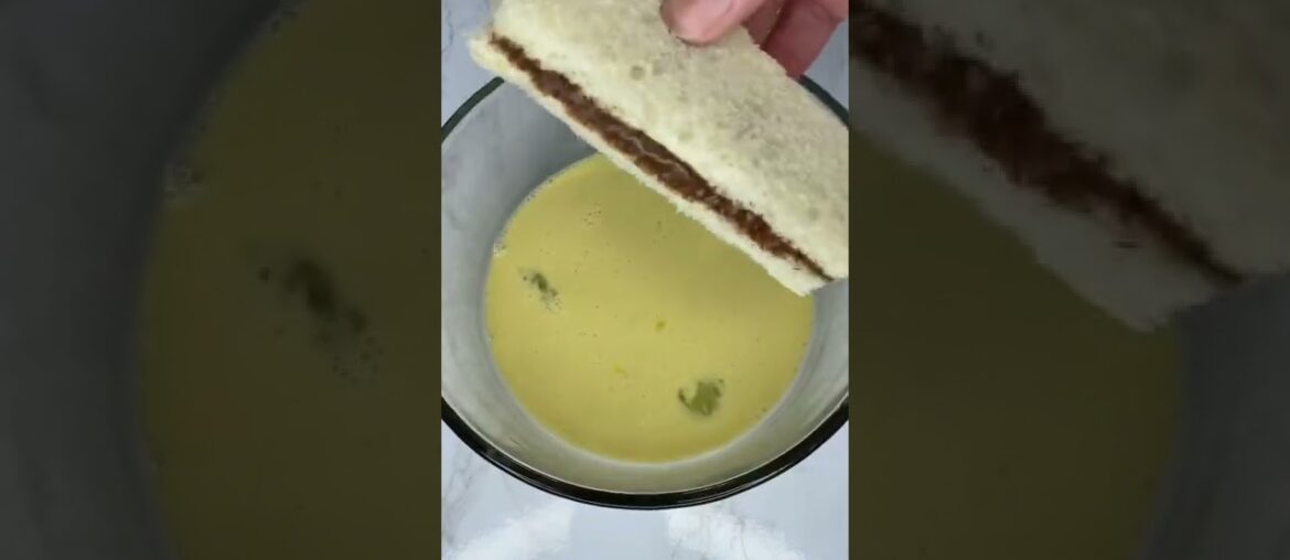 Nutella Stuffed French Toast Sticks #shorts #food