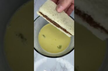 Nutella Stuffed French Toast Sticks #shorts #food