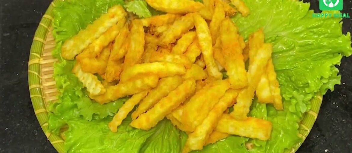 Delicious Making French Fries At Home And Cheese Powder