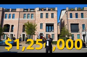 INSIDE $1,250,000 4 LEVEL LUXURY HOME WITH ELEVATOR | DOWNTOWN DALLAS| FARMERS MARKET