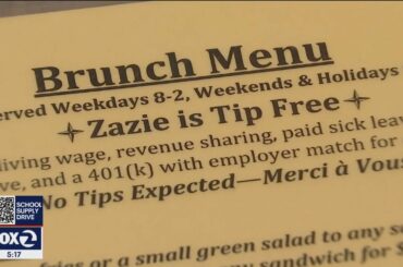 San Francisco restaurants are moving away from tips, but it's a challenge