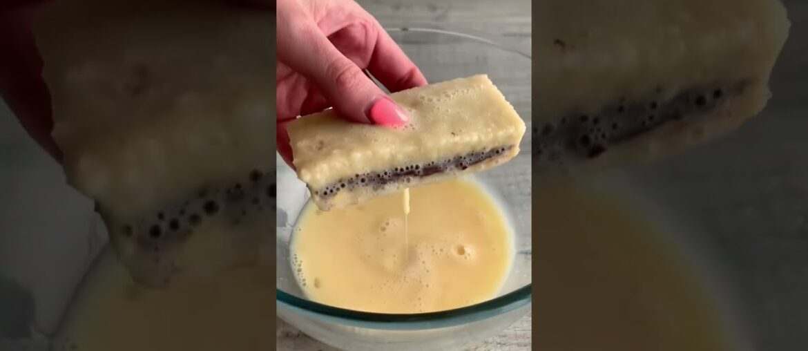 Nutella stuffed french toast sticks