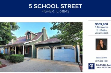 5 School Street Fisher Illinois Homes for Sale | www.coldwellhomes.com