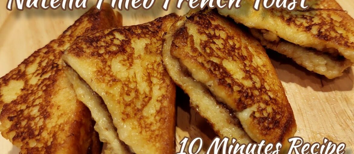 Nutella Filled French Toast | French Toast | 10 minutes breakfast recipe #frenchtoast #nutellalover Nutella Filled French Toast | French Toast | 10 minutes breakfast recipe #frenchtoast #nutellalover