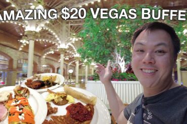 Amazing $20 Vegas Buffet! | A Tour of  Downtown Las Vegas & MainStreet Station Buffet