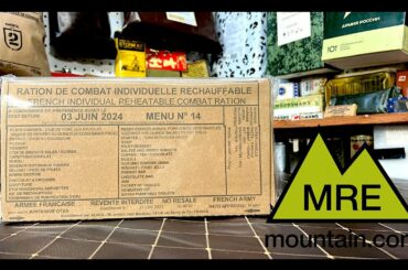MRE REVIEW NEWEST 2024 French Army Ration RCIR Review Chicken Gizzards With Beef Ravioli