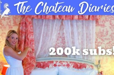 CELEBRATING 200,000 SUBS + DECORATING the CHATEAU with FLEA MARKET FINDS!